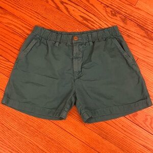 Chubbies Teal Cotton Shorts